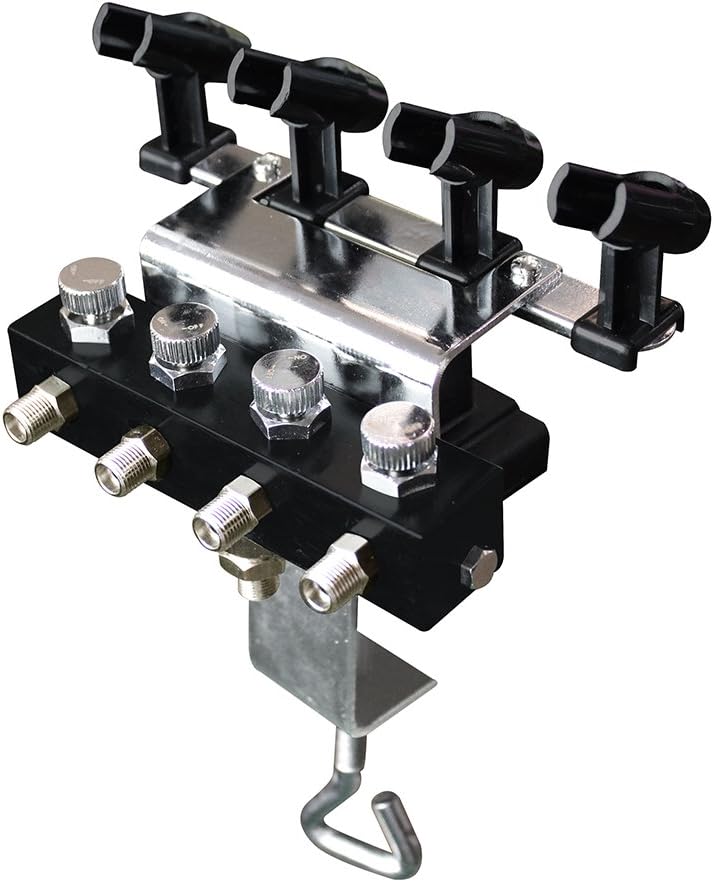 OPHIR 6 PCS Dual-Action Airbrush with 4-Airbrush Holders Set 0.2mm 0.3mm 0.35mm 0.5mm Nozzle Air Brush Spray Paint Guns for Hobby Cake Decoration: Arts, Crafts & Sewing