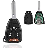 Boxonly Replacement Keyless Entry Remote Car Key Fob KOBDT04A 315MHz 4 Button for Chrysler 300 2005 2006 2007 2008, for Dodge Charger 2006 2007