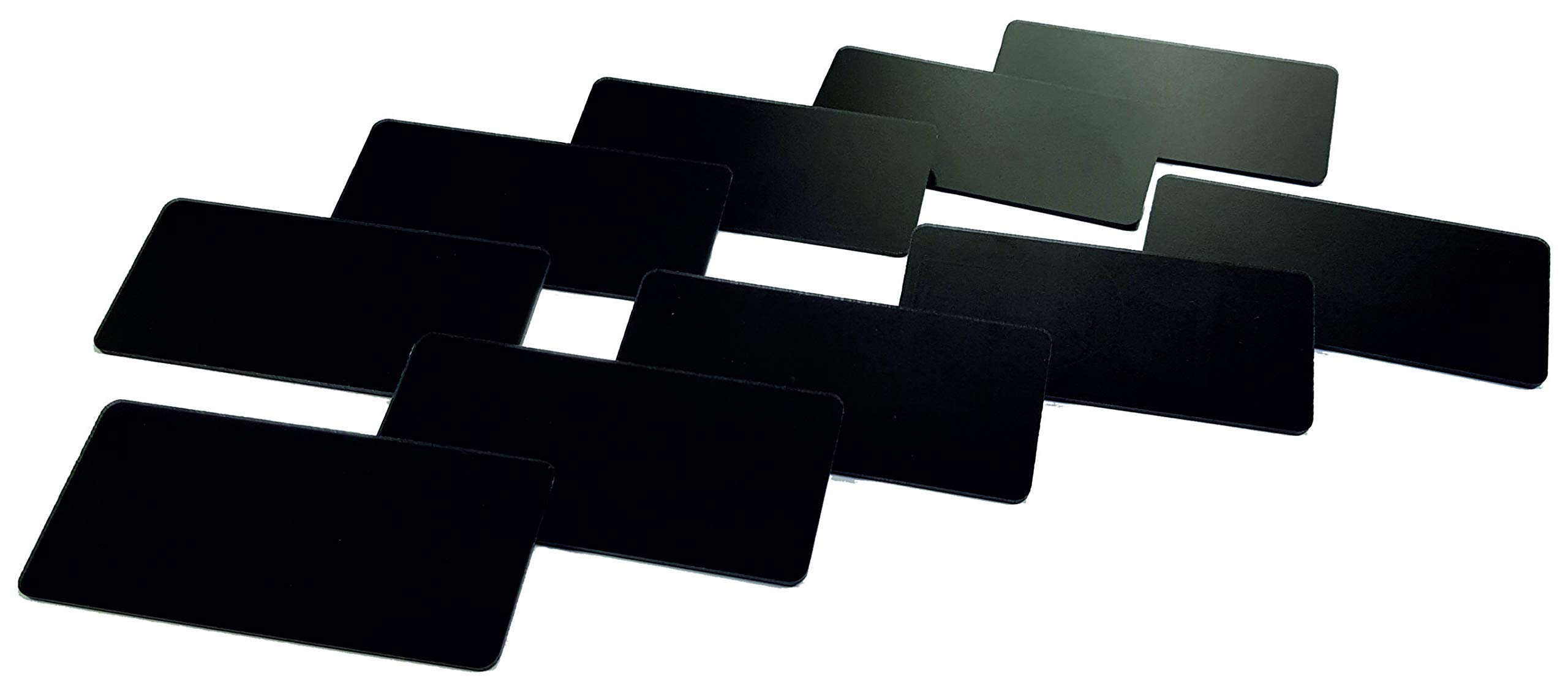 Customcard Ltd Chalkboard Write on Reusable Temporary, Staff Name Badges with Magnet (Pack of 10)