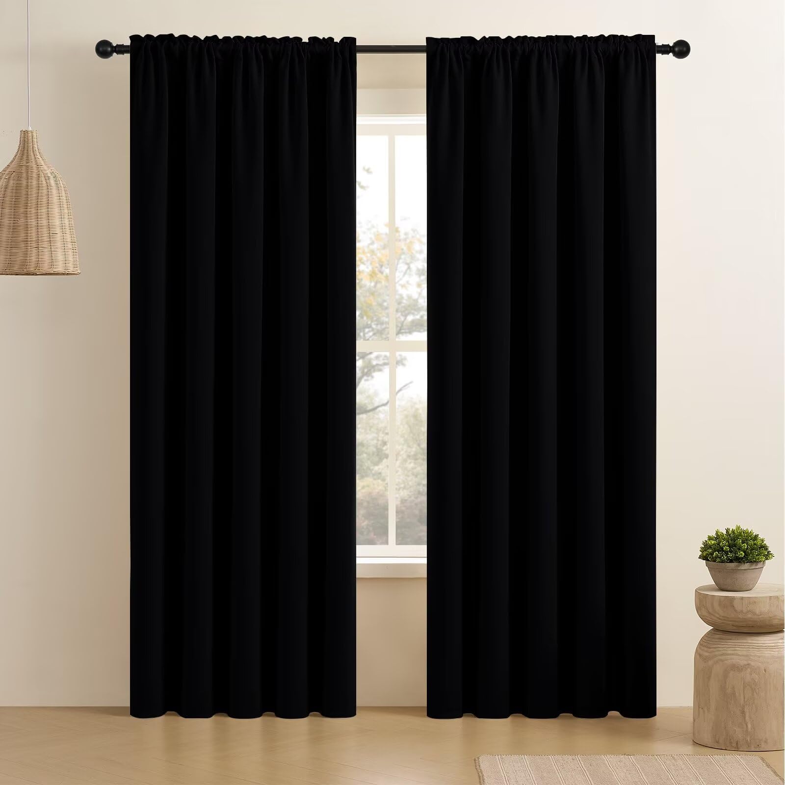 CUCRAF Custom Blackout Curtains for Bedroom Living