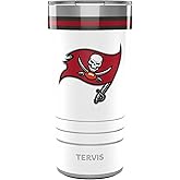 Tervis Traveler NFL Tampa Bay Buccaneers - Arctic Triple Insulated Insulated Tumbler Travel Cup Keeps Drinks Cold & Hot, 20oz, Stainless Steel