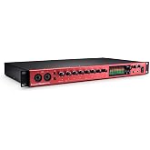 Focusrite Clarett+ 8Pre 18-In/20-Out USB-C Audio Interface | 8 Clarett Mic Preamps, 2 Hi-Z JFET Inputs, 18-In/20-Out, 10 Balanced Outputs, ADAT Expansion, Air Mode, 24-Bit/192kHz