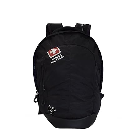 Swiss Military 24 Ltrs Black Laptop Backpack (LBP59)