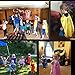 iROLEWIN Superheros Capes & Masks for Kids Costumes Dress Up Party Games (Set of 10)