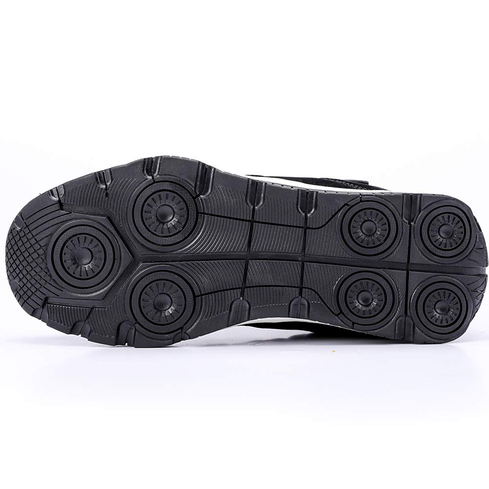 MARITONY Snow Boots Sneakers for Men, Waterproof Winter Warm Anti-Skid Ankle Outdoor High Top Chukka Shoes