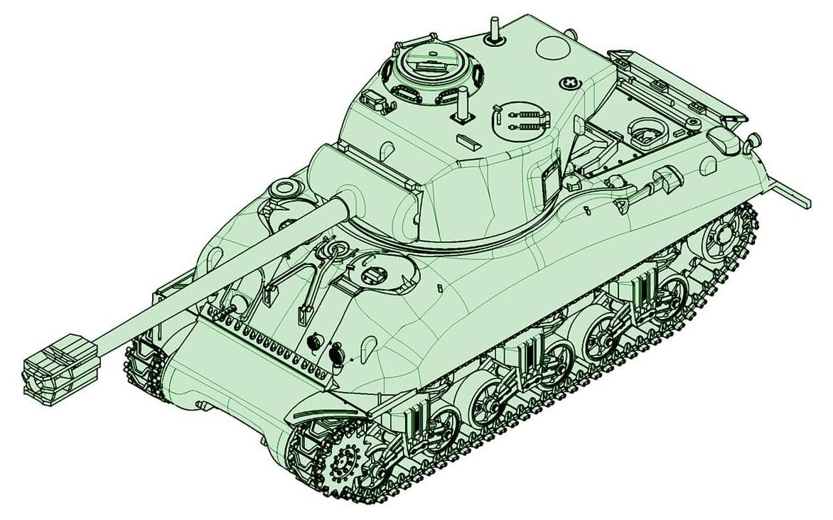 Trumpeter 1: 72 - French M4 Sherman Tank