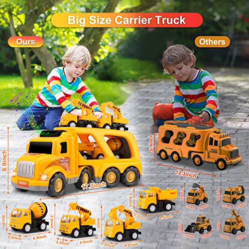 Nicmore Kids Toys Car for Boys Boy Toy Trucks for 1 2 3 4 5 6 Year Old