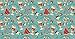 K-Kraft Vintage Prints Christmas Kraft Wrapping Paper Sets - 112.5 Square feet per Set (Mistletoe-Reindeer-SodaShoppe)
