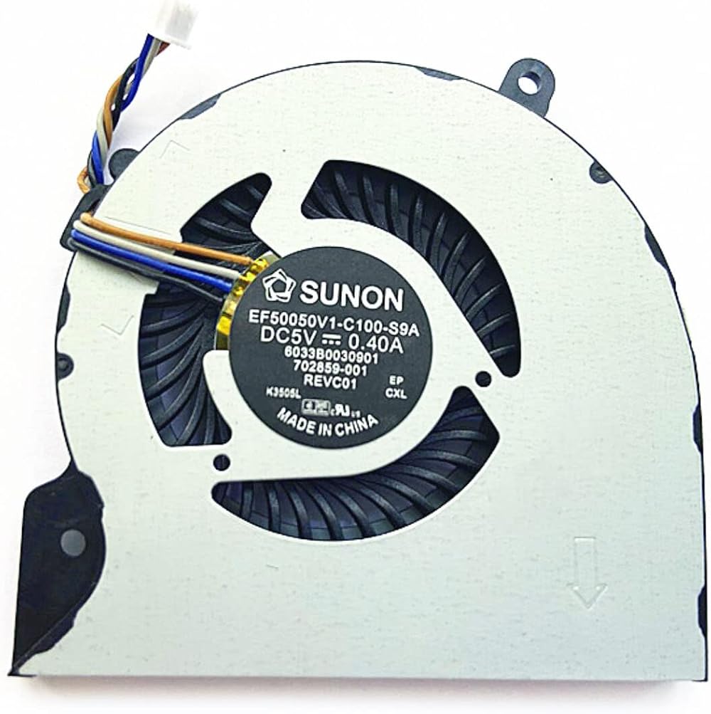 Fleshy Leaf CPU Fan for HP EliteBook 9470 9470M 9480 9480M 702859-001 4-Pin
