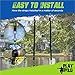 Tree Swing Hanging Straps Kit - 2 x 5ft Tree Swing Strap Hangers and 2 x Heavy Duty Carabiners Holds 2000lbs - Perfect for a Outdoor Swings and Hammocks - Easy Instructions - Carry Bag Included!