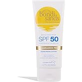 Bondi Sands Fragrance Free Sunscreen Body Lotion SPF 50 | Hydrating Broad Spectrum Protection, Sheer, Water Resistant | 5.07 Oz/150 mL