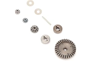 Alomejor Metal Differential Gear Pinions for 1/16 RC Cars with Drive Gear for 16889A 16889 SG1601 SG1602 M16103