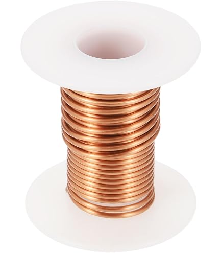 BNTECHGO 20 AWG Kupferlackdraht – 1,0 Lb (0,8 Mm Durchmesser), Temperaturklasse 155°C, Für Transformatoren & Spulen
