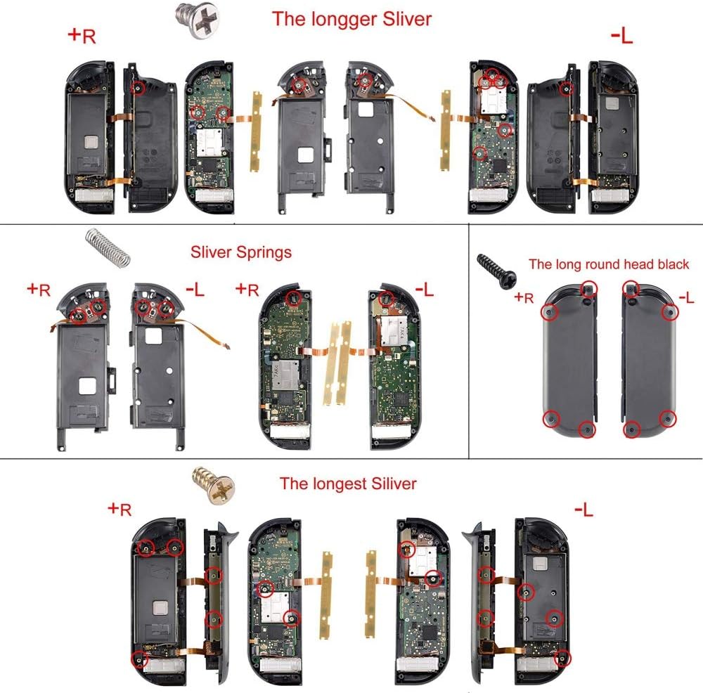 eXtremeRate Soft Touch Grip Back Plate for Nintendo Switch Console, NS Joycon Handheld Controller Housing with Full Set Buttons, DIY Replacement Shell for Nintendo Switch - Light Violet: Video Games