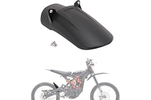 JFG RACING Sur Ron Rear Cushion Fender,Motorcycle Rear Cushion Fender Mudguard Plastic for Surron Sur Ron Light Bee X/S Segway X260 X160 Electric Dirt Bike EBike Black
