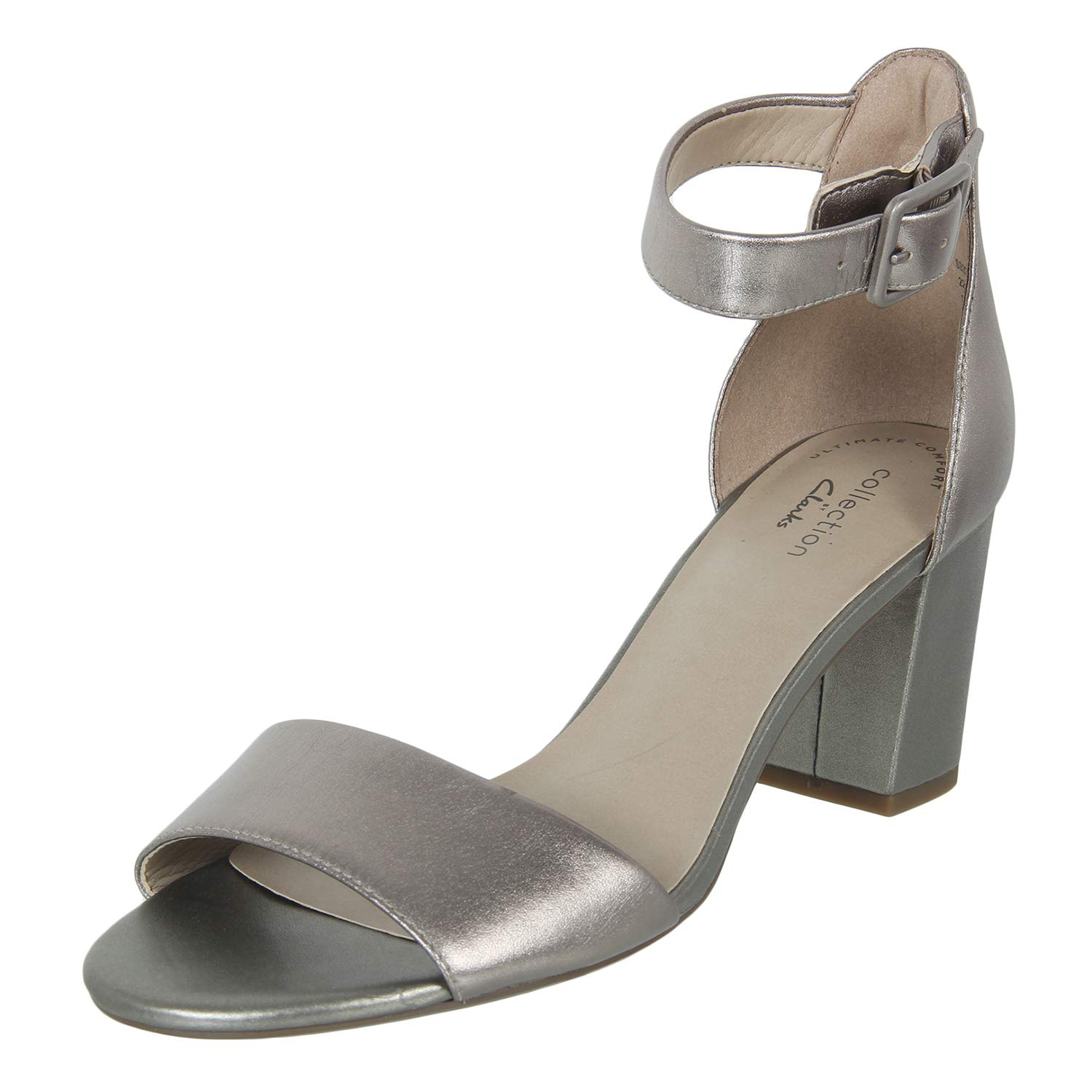 clarks grey sandals