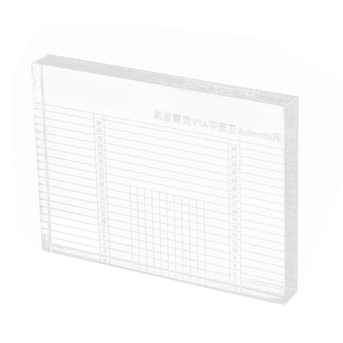 DollaTek Hi-Fi Cartridge Alignment Tool Set - Vertical Tracking Angle & Azimuth Ruler for DJ Turntable Stylus - Tonearm Headshell Alignment Gauge for Precision Calibration of Turntable Cartridges