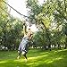 Ninja Obstacle Course Kit with 7 Hanging Swing Obstacles Warrior Training with 40FT Slackline 2 Gymnastic Rings 3 Monkey Fists Monkey 2 Mokey Bar Holds 2 Tree Protector