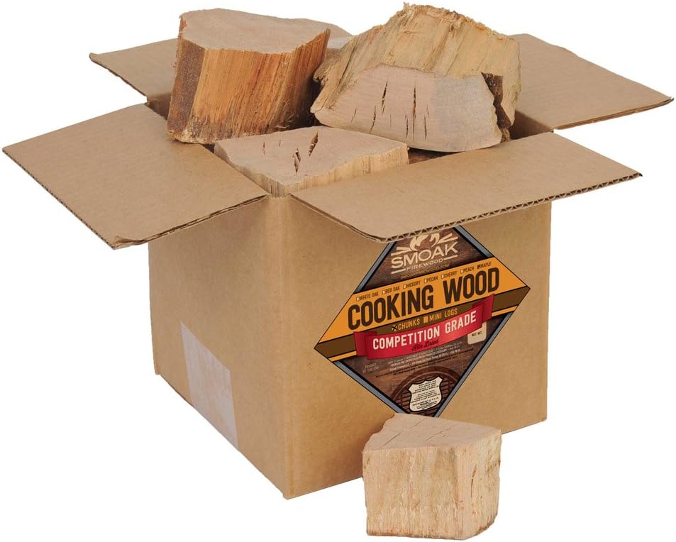 Smoak Firewood’s Cooking Wood Chunks (Competition Grade) USDA Certified for Smoking, Grilling or Barbequing (Maple, 8-10lbs 729 Cubic in.)
