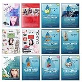 SpaLife Korean Hydrating Facial Masks - 12 Pack Combo