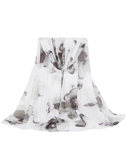Legou Femme Foulard De Plage Dessin Imprimé Fleurs Tombé