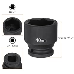 HARFINGTON 6-Point Impact Socket 3/4" Drive 40mm