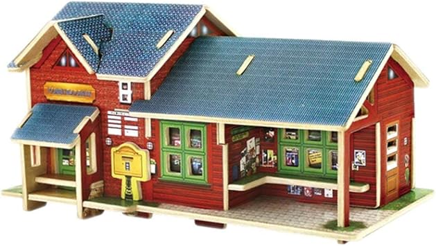 rompecabezas de casas para niños