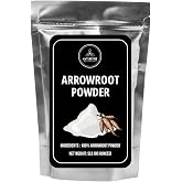 Naturevibe Botanicals Arrowroot Powder 5 lb (80 oz) | Gluten-Free Arrowroot Flour &amp; Starch | Natural Thickener, Cornstarch Substitute for Cooking &amp; Baking