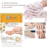 CGBOOM 5 Pairs Moisturizing Hand Mask Gloves Honey & Milk Collagen view 3
