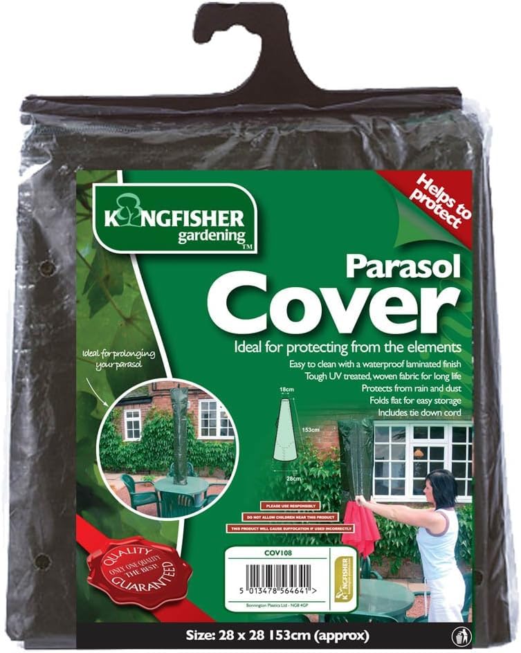 CRAZZYVALUE Kingfisher Parasol Cover - Packaging May Vary