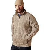 ARIAT Men's Caldwell Logo 1/4 Zip Sweater