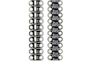 AMX3d Lilypad Arduino Color LEDs – Blue Jewel LED with Internal Resistor for LilyPad E-Textiles and Wearable Projects, Pack of 10