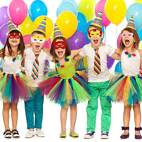 AukCherie Kids Dress Up 19PCS Ensemble de masques de super-héros et Bracelets Slap pour garçons Costumes Cadeaux de fête d\'anniversaire (set)