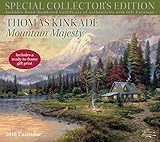 Thomas Kinkade Special Collector's Edition 2016 Deluxe Wall Calendar: Mountain Majesty by