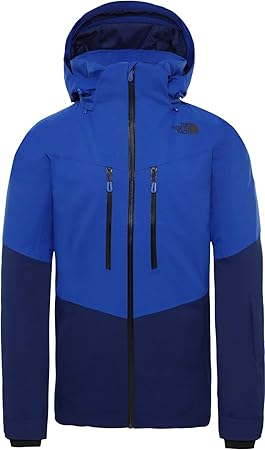 manteau north face bleu