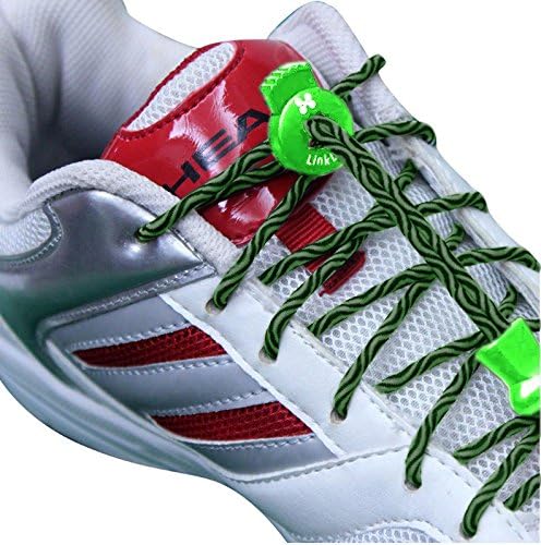 Elastic Lock Shoe Laces - No Tie Shoelaces for Kids Boot Strings Sneakers Tennis and Work Shoes. Quick & Easy Tie