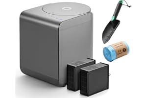 Airthereal Revive Food-to-Soil System, Odorless Countertop Electric Kitchen Composter, 1-Click Smart Operation, Powerful Sharksden Trinity Blade to Cycle Food Waste into Earth Nutrition