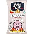 LesserEvil Fiery Hot Organic Popcorn, Premium Quality, Minimally Processed, No Vegetable Oil, 4.6 Oz, Pack of 3