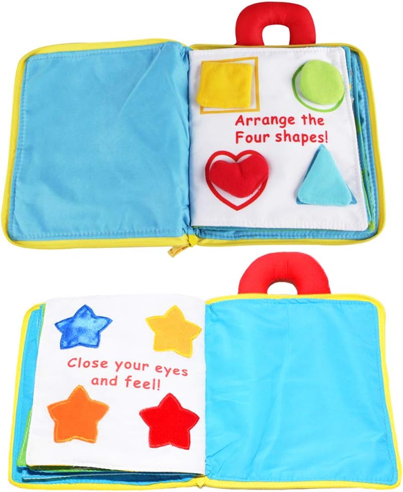G-Tree Baby Quiet Book, Ultra Soft Touch and Feel Cloth Book - Image 5