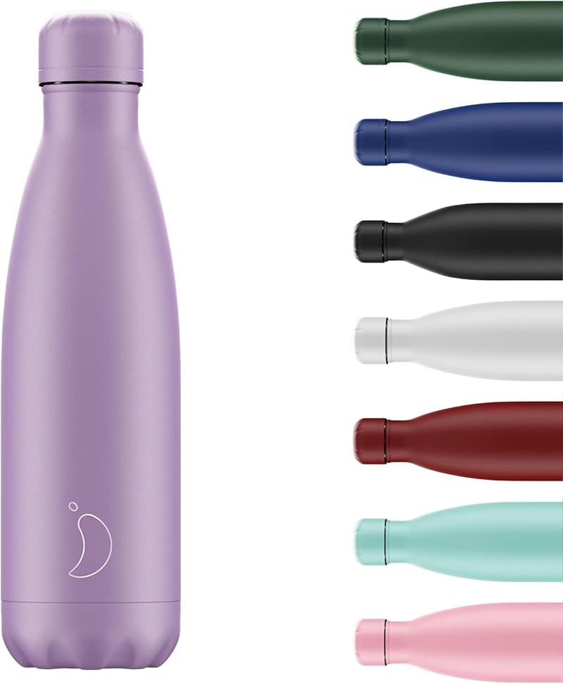 Chilly's Original Water Bottle 500ml Vacuum Insulated Pastel Purple