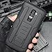 Customerfirst - Rugged Impact Armor Hybrid Kickstand Cover with Belt Clip Holster Case for LG Leon C40 (MetroPCS) / LG Power L22C (Straight Talk) (ARMOR BLACK)