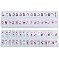 Twice-a-Day Monthly Large Pill Organizer Set - AM/PM Medication Organizer Box Set Contains 2 Organizers. *New Stay-Tight LIDS. BPA Free