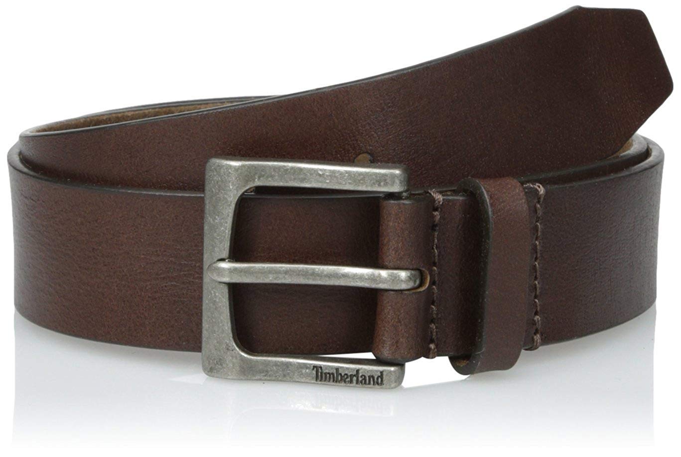 Timberland Men's B75397 Genuine Brown Leather Belt