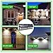 LITOM Solar Lights Outdoor, 54 LED Super Bright 270°Wide Angle Motion Sensor Lights, Wireless Waterproof Security Solar Light for Front Door, Yard, Garage, Deck, Porch, Shed, Walkway, Fence