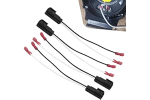 Ferianl 4PCS Car Speaker Wiring Harness, Car Front Rear Door Speaker Adapter Connector Adaptor Plug, Replacement Parts 72-5600, Compatible with F150 F250 Escape Mustang Lincoln Mercury Mazda