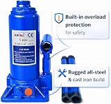 KATSU Tools 5 Ton Hydraulic Bottle Jack Lifting Stand 161115A Heavy Duty view 4