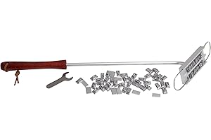 Hammer + Axe Customizable BBQ Meat Branding Stick with 60+ Letters and Spaces, Create Unique Messages to Brand Steaks, Chicken, Sausage, Tofu and More, Grilling Tool Gift for The Grill Master