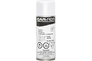 CAR-REP® Epoxy Color Top Coat with Wise 2K Technology, Easy Application, High Coverage, Pure White High-Gloss, 11oz Aerosol Can