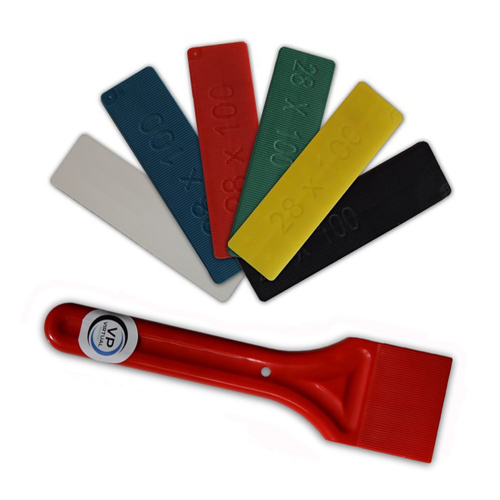 Eurocell 120 Pack of 28mm Window Glazing Packers/Spacers with Plastics Glazing Paddle/Shovel/Wedge