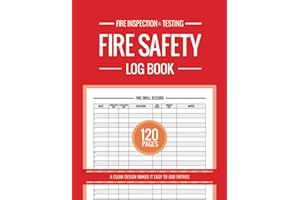 Fire safety log book, Fire inspection and testing log book, Fire drill log book, Emergency lighting log book, Fire extinguisher log book, Fire alarm ... For Landlords, Businesses, Schools and more